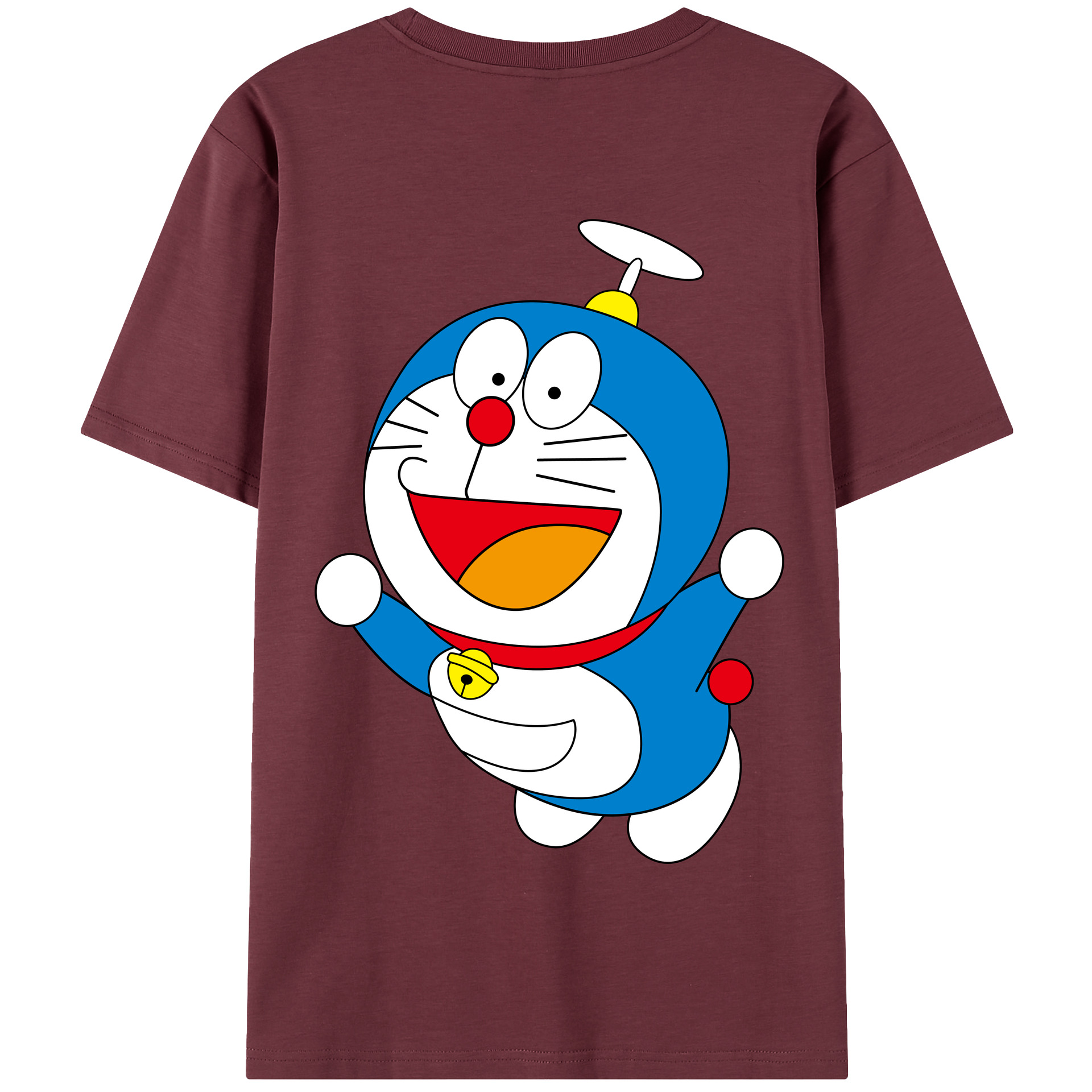（画像用） ドラえもん Doraemon 綿100％半袖Tシャツ（背面プリント）